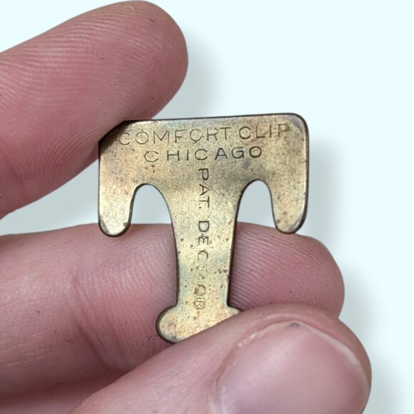 Antique 1908 "T" Comfort Clip - Picture 2 of 6